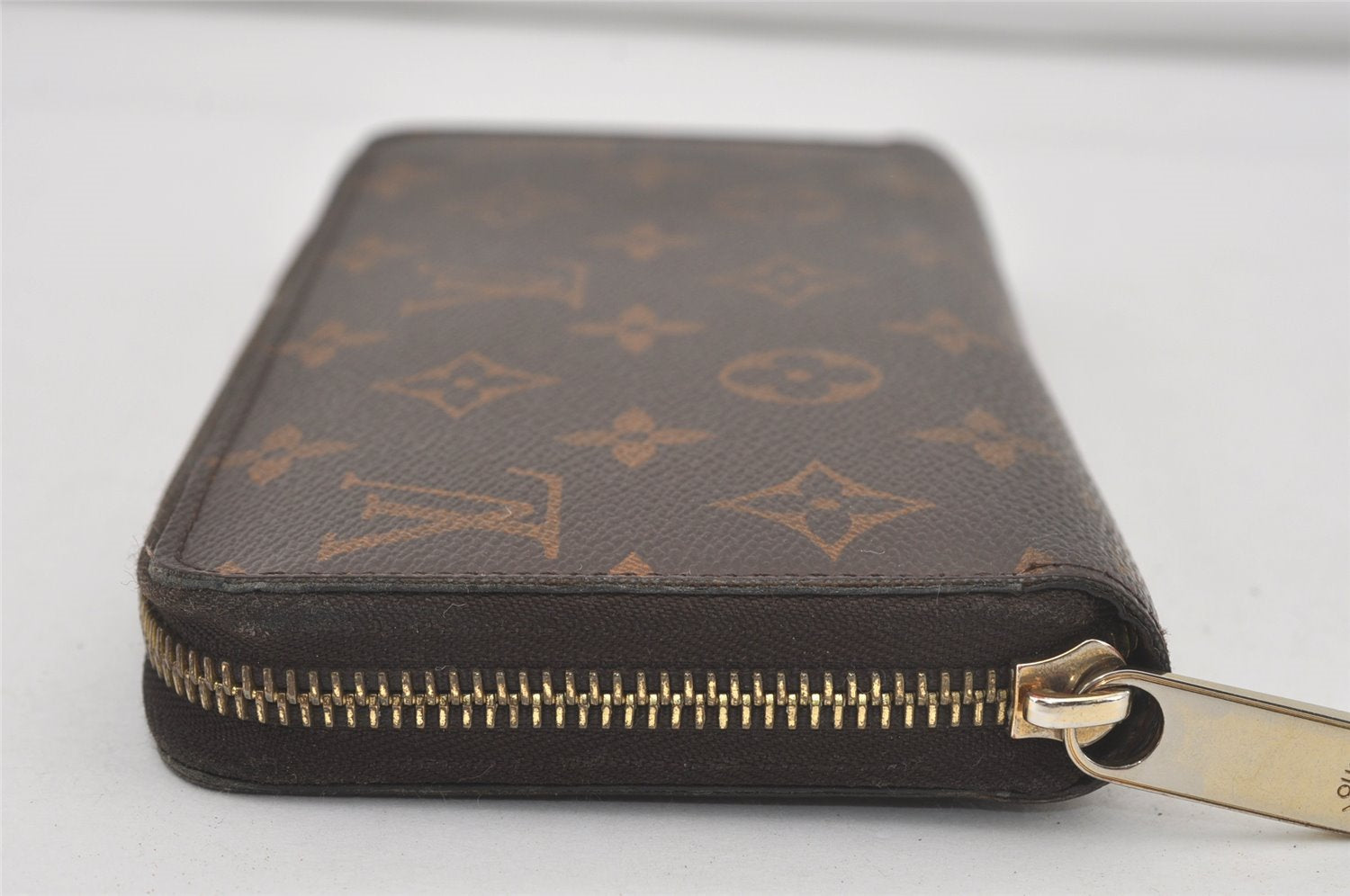 Authentic Louis Vuitton Monogram Zippy Long Wallet Purse M60017 LV 6648I