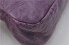 Authentic BALENCIAGA Classic The First 2Way Hand Bag Leather 103208 Purple 6649E