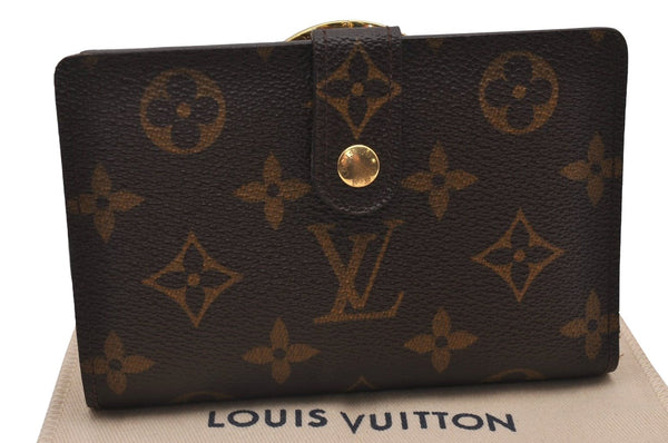 Auth Louis Vuitton Monogram Porte Monnaie Billets Viennois M61663 Wallet 6649I