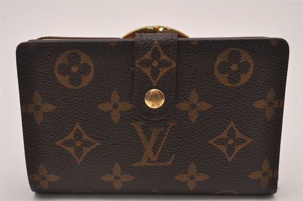 Auth Louis Vuitton Monogram Porte Monnaie Billets Viennois M61663 Wallet 6649I