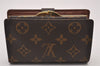 Auth Louis Vuitton Monogram Porte Monnaie Billets Viennois M61663 Wallet 6649I