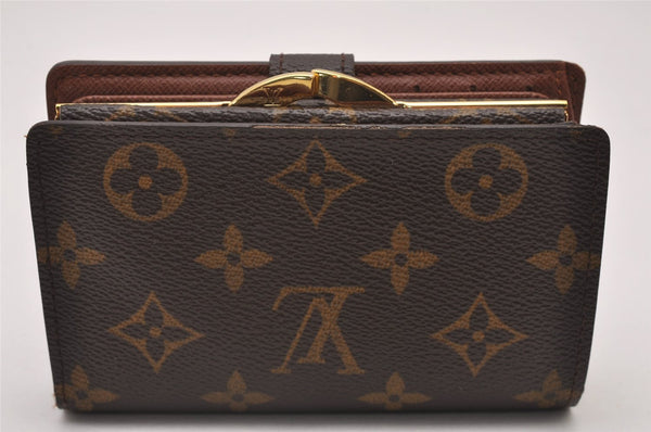 Auth Louis Vuitton Monogram Porte Monnaie Billets Viennois M61663 Wallet 6649I