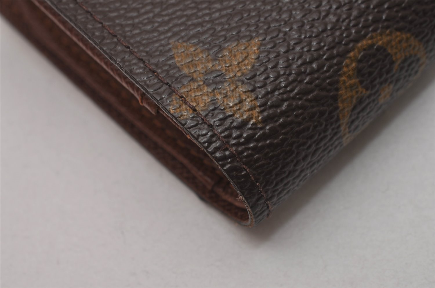 Auth Louis Vuitton Monogram Porte Monnaie Billets Viennois M61663 Wallet 6649I