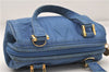 Authentic FENDI 2Way Hand Shoulder Bag Pouch Purse Nylon Leather Blue 6650D