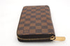 Authentic Louis Vuitton Damier Zippy Long Wallet Purse N60015 LV 6651F