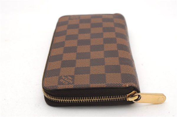 Authentic Louis Vuitton Damier Zippy Long Wallet Purse N60015 LV 6651F