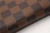 Authentic Louis Vuitton Damier Zippy Long Wallet Purse N60015 LV 6651F