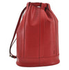 Authentic Louis Vuitton Epi Randonnee PM Shoulder Bag Red LV 6651I