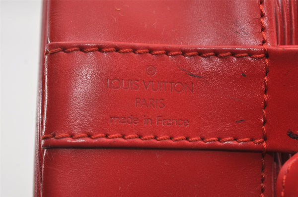 Authentic Louis Vuitton Epi Randonnee PM Shoulder Bag Red LV 6651I