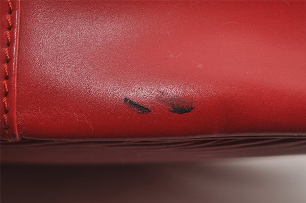 Authentic Louis Vuitton Epi Randonnee PM Shoulder Bag Red LV 6651I