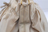 Authentic PRADA Nylon Leather 2Way Shoulder Hand Bag Purse Beige 6653D