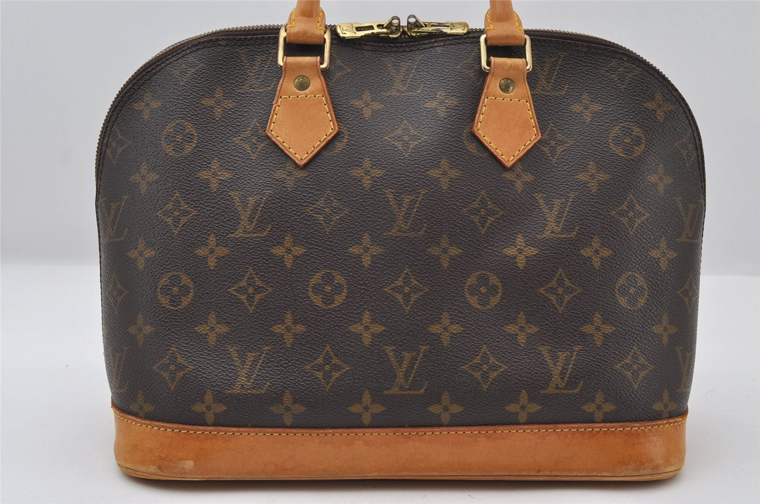 Authentic Louis Vuitton Monogram Alma Hand Bag Purse M51130 LV 6653I