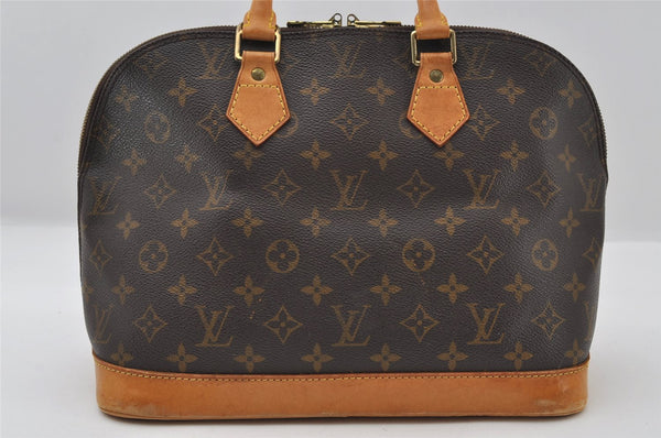 Authentic Louis Vuitton Monogram Alma Hand Bag Purse M51130 LV 6653I