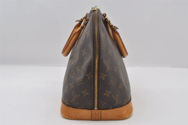 Authentic Louis Vuitton Monogram Alma Hand Bag Purse M51130 LV 6653I