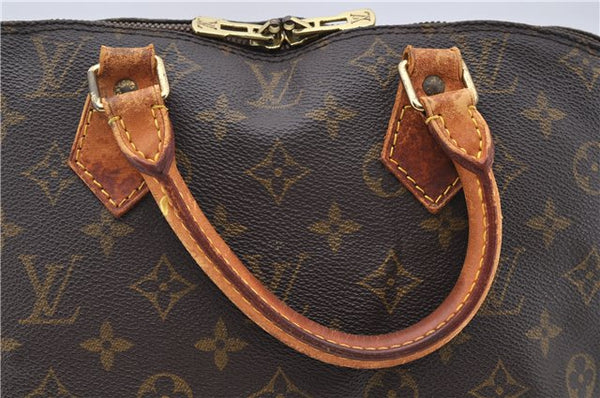 Authentic LOUIS VUITTON Monogram Alma Hand Bag Purse M51130 LV 6654C