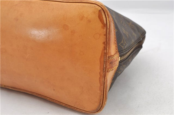 Authentic LOUIS VUITTON Monogram Alma Hand Bag Purse M51130 LV 6654C