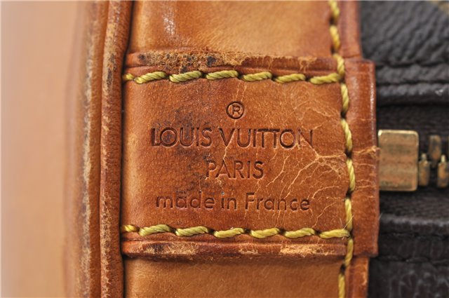 Authentic LOUIS VUITTON Monogram Alma Hand Bag Purse M51130 LV 6654C