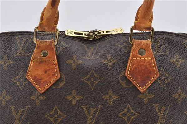 Authentic LOUIS VUITTON Monogram Alma Hand Bag Purse M51130 LV 6654C