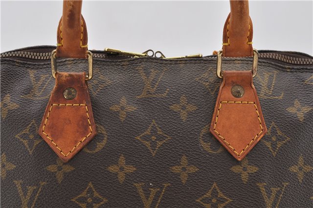 Authentic LOUIS VUITTON Monogram Alma Hand Bag Purse M51130 LV 6654C