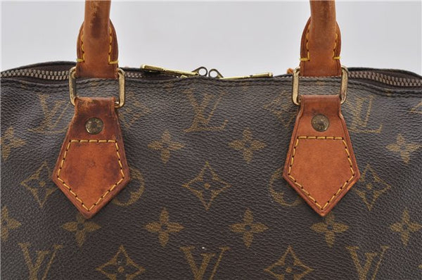 Authentic LOUIS VUITTON Monogram Alma Hand Bag Purse M51130 LV 6654C