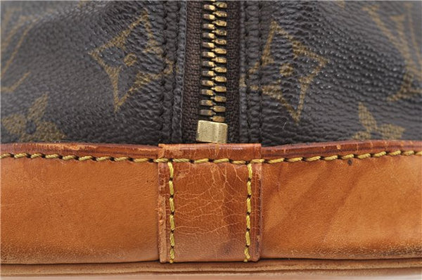 Authentic LOUIS VUITTON Monogram Alma Hand Bag Purse M51130 LV 6654C