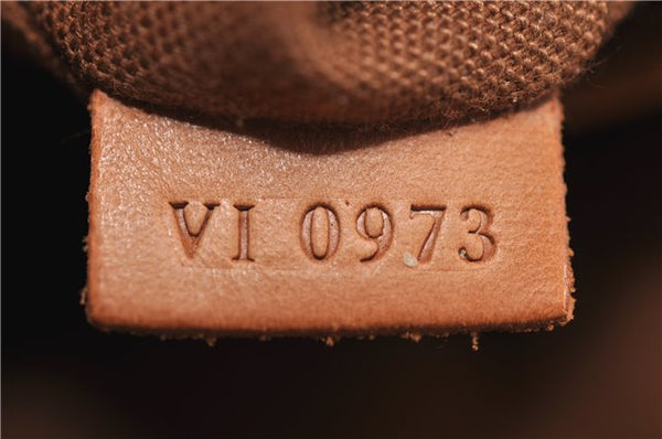 Authentic LOUIS VUITTON Monogram Alma Hand Bag Purse M51130 LV 6654C