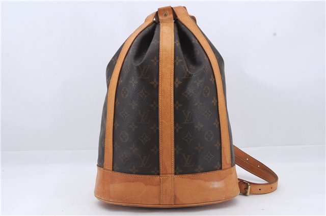 Authentic Louis Vuitton Monogram Randonnee PM Shoulder Bag M42243 LV 6654D