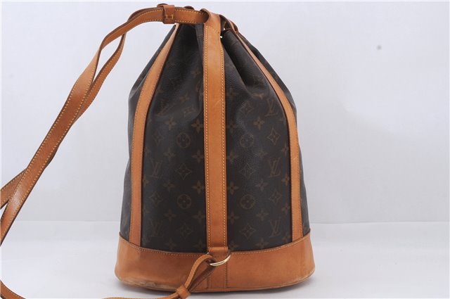 Authentic Louis Vuitton Monogram Randonnee PM Shoulder Bag M42243 LV 6654D