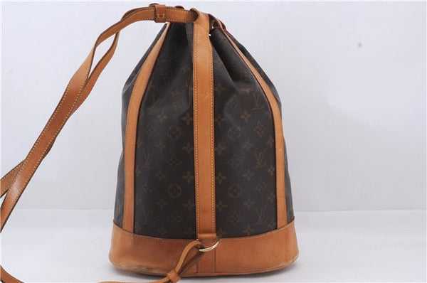 Authentic Louis Vuitton Monogram Randonnee PM Shoulder Bag M42243 LV 6654D
