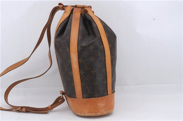 Authentic Louis Vuitton Monogram Randonnee PM Shoulder Bag M42243 LV 6654D