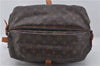 Authentic Louis Vuitton Monogram Saumur 35 Shoulder Cross Bag M42254 LV 6654E