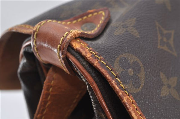 Authentic Louis Vuitton Monogram Saumur 35 Shoulder Cross Bag M42254 LV 6654E