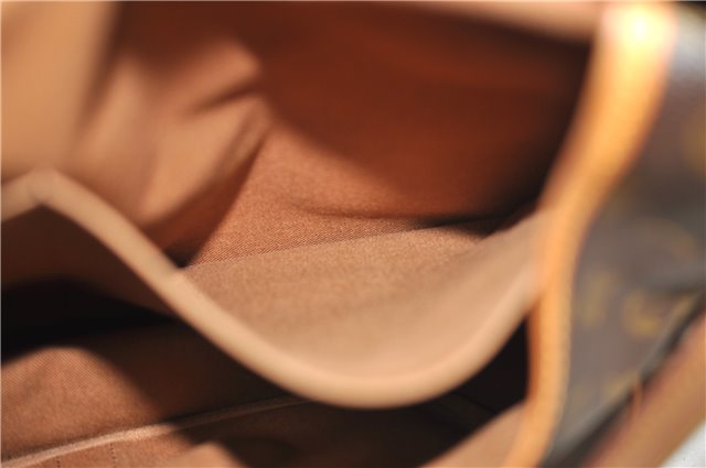 Authentic Louis Vuitton Monogram Saumur 35 Shoulder Cross Bag M42254 LV 6654E