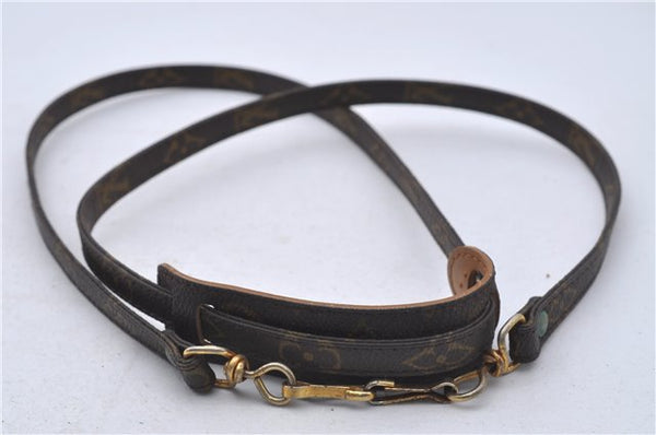 Authentic Louis Vuitton Monogram Brown Shoulder Strap Old Model 50.4" LV 6655D