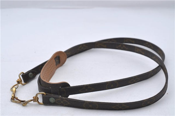 Authentic Louis Vuitton Monogram Brown Shoulder Strap Old Model 50.4" LV 6655D