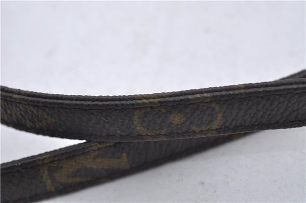 Authentic Louis Vuitton Monogram Brown Shoulder Strap Old Model 50.4" LV 6655D