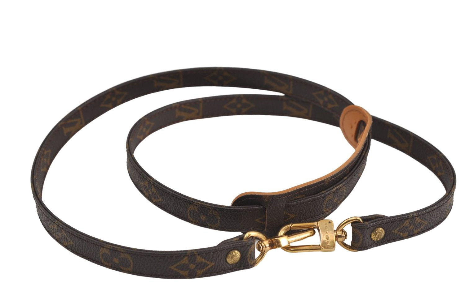 Authentic Louis Vuitton Monogram Brown Shoulder Strap 46.5