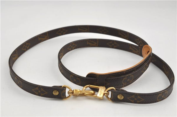 Authentic Louis Vuitton Monogram Brown Shoulder Strap 46.5" LV 6656D