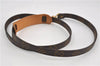 Authentic Louis Vuitton Monogram Brown Shoulder Strap 46.5" LV 6656D