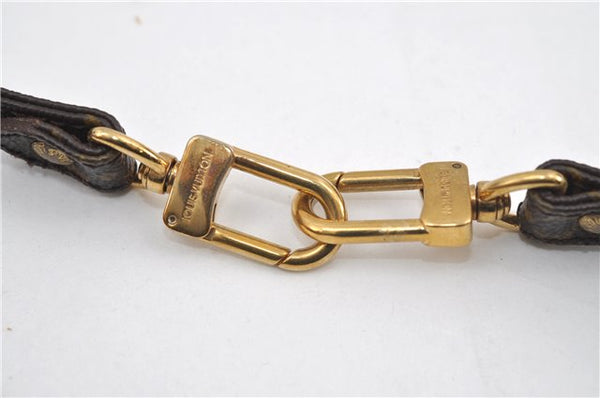 Authentic Louis Vuitton Monogram Brown Shoulder Strap 46.5" LV 6656D