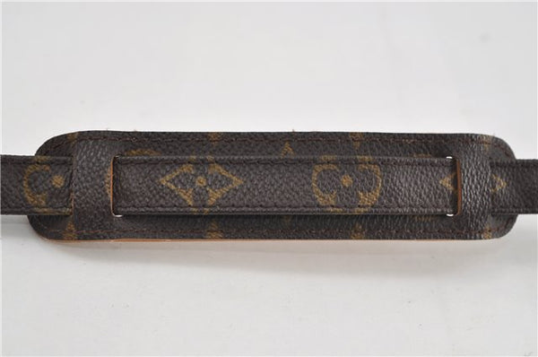 Authentic Louis Vuitton Monogram Brown Shoulder Strap 46.5" LV 6656D
