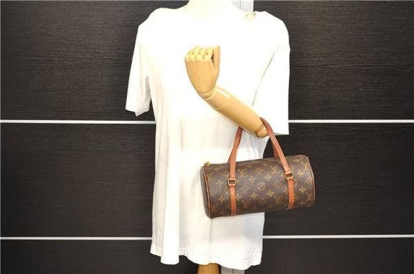Authentic LOUIS VUITTON Monogram Papillon 26 Hand Bag Old Model LV 6658C