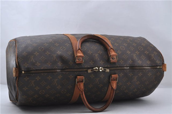 Authentic Louis Vuitton Monogram Keepall 55 Travel Boston Bag M41424 LV 6658D