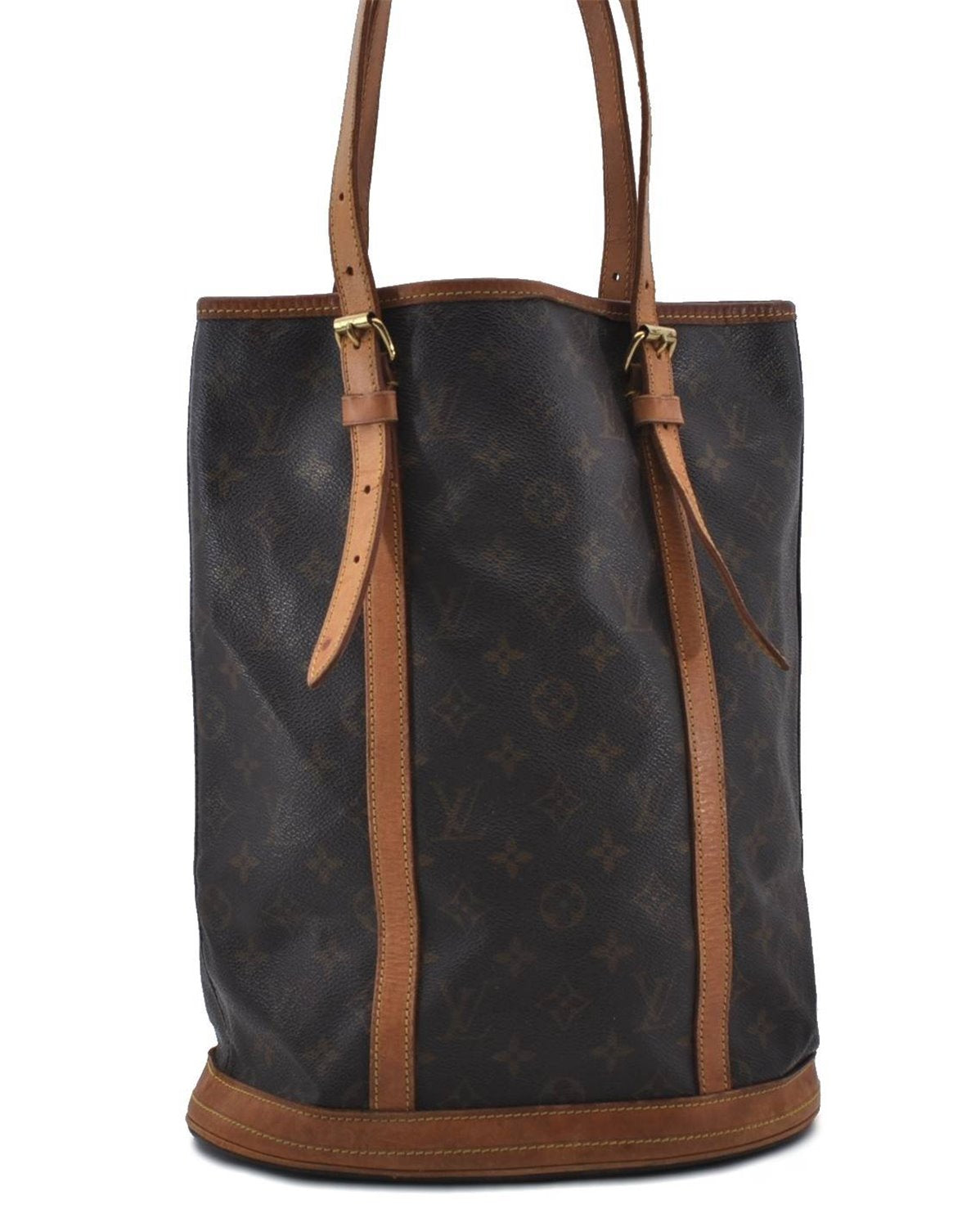 Authentic LOUIS VUITTON Monogram Bucket GM Shoulder Bag M42236 LV 6661C