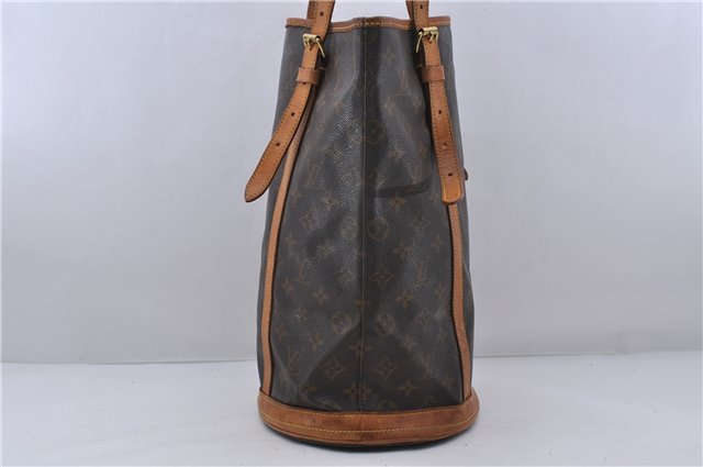 Authentic LOUIS VUITTON Monogram Bucket GM Shoulder Bag M42236 LV 6661C