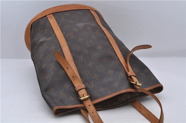 Authentic LOUIS VUITTON Monogram Bucket GM Shoulder Bag M42236 LV 6661C