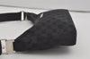 Authentic GUCCI Shoulder Cross Body Bag GG Canvas Leather 0190433 Black 6662I