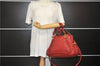 Authentic Chloe Paraty 2Way Shoulder Hand Bag Red 6663D
