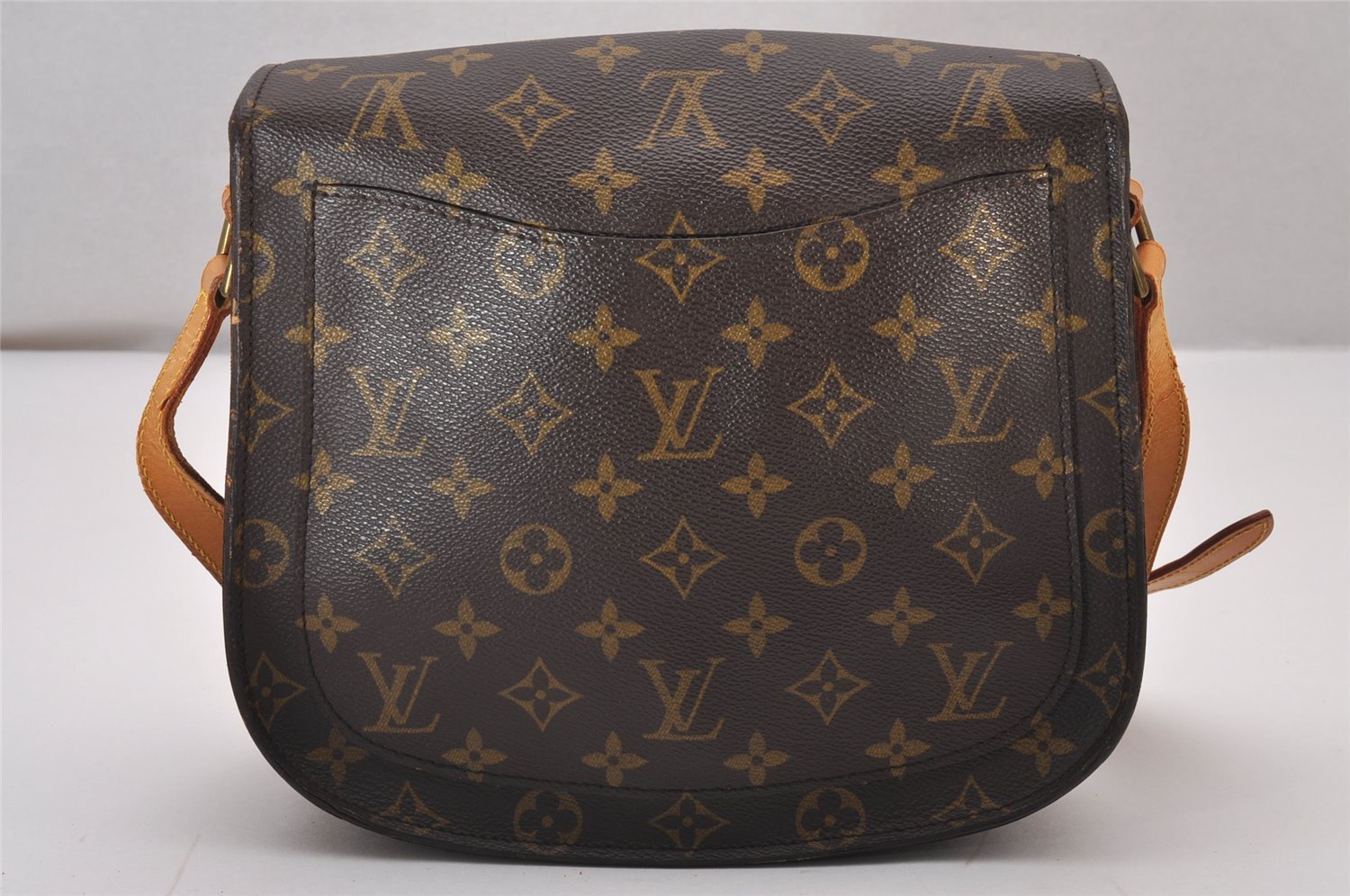 Authentic Louis Vuitton Monogram Saint Cloud GM M51242 Shoulder Cross Bag 6663I
