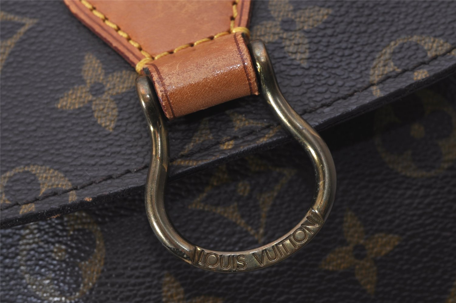 Authentic Louis Vuitton Monogram Saint Cloud GM M51242 Shoulder Cross Bag 6663I